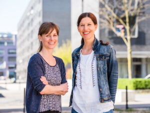 Portrait von Katrin Burri und Zilia Spaeni Luniq wohnen wie wir